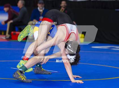 Thumbnail 2 in NYSPHSAA Wrestling Championships - Pigtails and Preliminaries photogallery.
