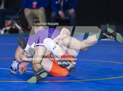Thumbnail 1 in NYSPHSAA Wrestling Championships - Pigtails and Preliminaries photogallery.