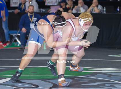 Thumbnail 1 in NYSPHSAA Wrestling Championships - Pigtails and Preliminaries photogallery.