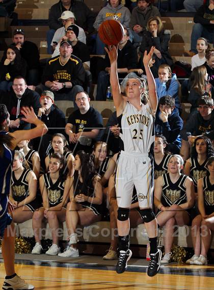 Thumbnail 1 in Keystone vs. Johnsonburg (PIAA District IX A  Consolation) photogallery.