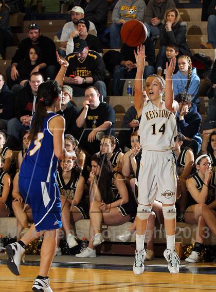 Thumbnail 1 in Keystone vs. Johnsonburg (PIAA District IX A  Consolation) photogallery.