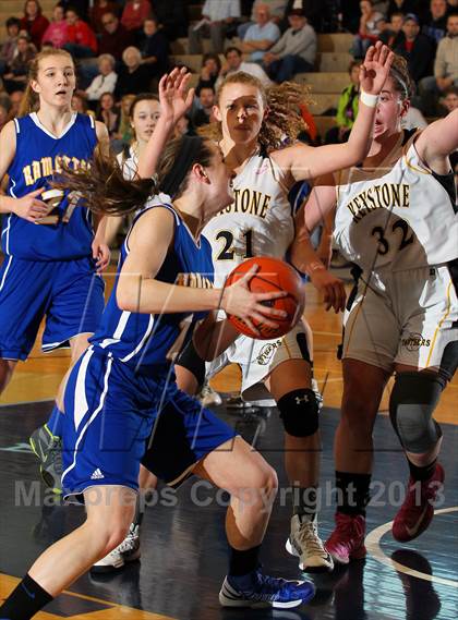 Thumbnail 2 in Keystone vs. Johnsonburg (PIAA District IX A  Consolation) photogallery.
