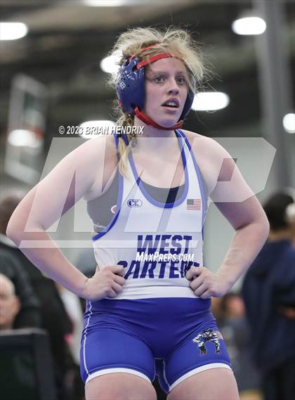 Thumbnail 1 in NCHSAA Women's Wrestling Invitational 2023 photogallery.