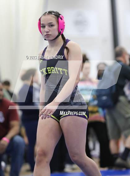 Thumbnail 2 in NCHSAA Women's Wrestling Invitational 2023 photogallery.