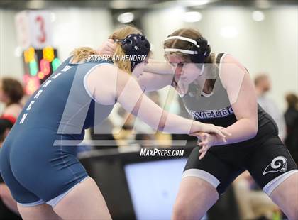 Thumbnail 2 in NCHSAA Women's Wrestling Invitational 2023 photogallery.