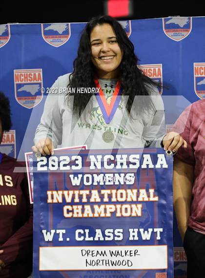 Thumbnail 1 in NCHSAA Women's Wrestling Invitational 2023 photogallery.