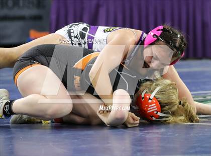 Thumbnail 2 in NCHSAA Women's Wrestling Invitational 2023 photogallery.