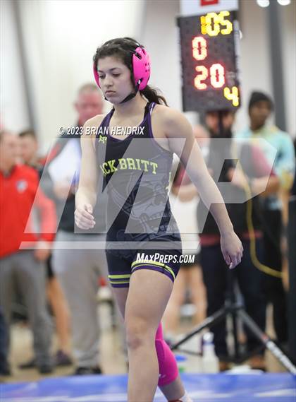Thumbnail 3 in NCHSAA Women's Wrestling Invitational 2023 photogallery.