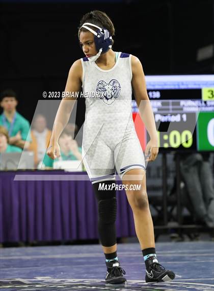 Thumbnail 1 in NCHSAA Women's Wrestling Invitational 2023 photogallery.