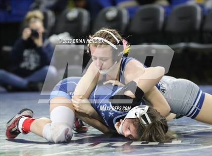 Thumbnail 2 in NCHSAA Women's Wrestling Invitational 2023 photogallery.