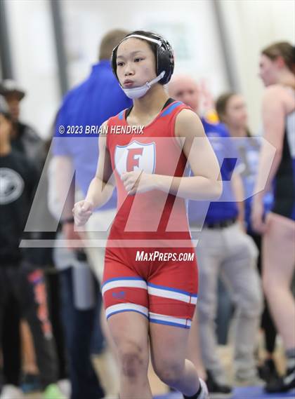 Thumbnail 1 in NCHSAA Women's Wrestling Invitational 2023 photogallery.