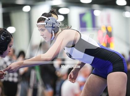 Thumbnail 1 in NCHSAA Women's Wrestling Invitational 2023 photogallery.