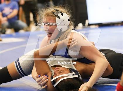 Thumbnail 2 in NCHSAA Women's Wrestling Invitational 2023 photogallery.
