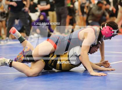 Thumbnail 1 in NCHSAA Women's Wrestling Invitational 2023 photogallery.