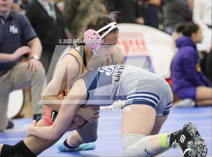 Thumbnail 3 in NCHSAA Women's Wrestling Invitational 2023 photogallery.