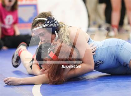 Thumbnail 2 in NCHSAA Women's Wrestling Invitational 2023 photogallery.