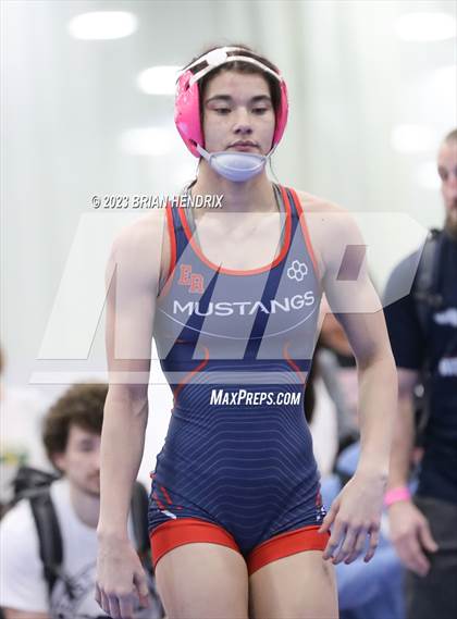 Thumbnail 2 in NCHSAA Women's Wrestling Invitational 2023 photogallery.