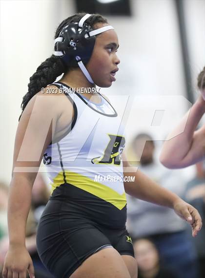 Thumbnail 1 in NCHSAA Women's Wrestling Invitational 2023 photogallery.