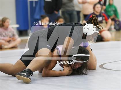 Thumbnail 3 in NCHSAA Women's Wrestling Invitational 2023 photogallery.
