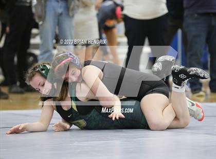 Thumbnail 3 in NCHSAA Women's Wrestling Invitational 2023 photogallery.
