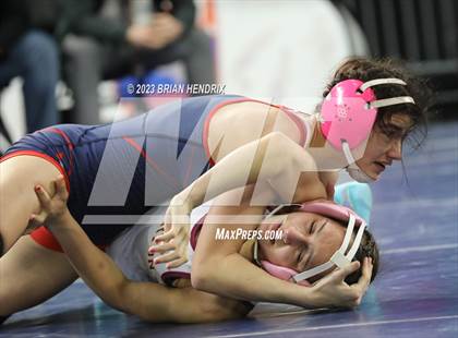 Thumbnail 2 in NCHSAA Women's Wrestling Invitational 2023 photogallery.