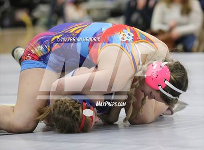 Thumbnail 3 in NCHSAA Women's Wrestling Invitational 2023 photogallery.
