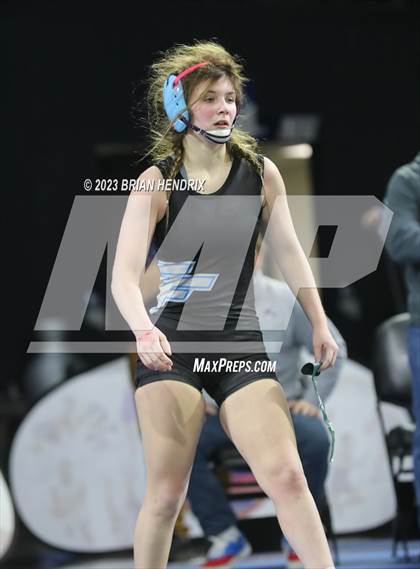Thumbnail 2 in NCHSAA Women's Wrestling Invitational 2023 photogallery.