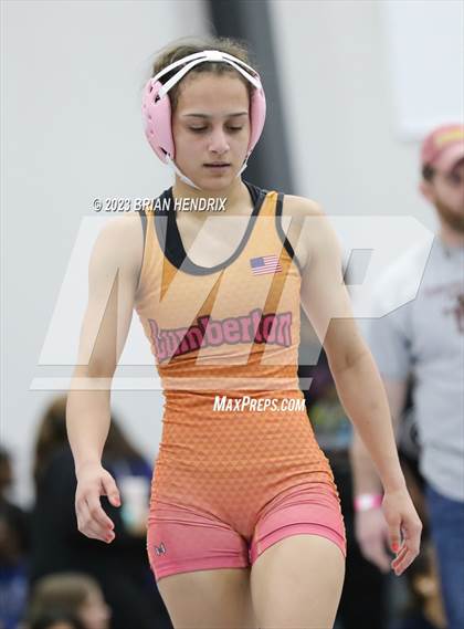 Thumbnail 3 in NCHSAA Women's Wrestling Invitational 2023 photogallery.
