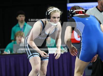 Thumbnail 2 in NCHSAA Women's Wrestling Invitational 2023 photogallery.