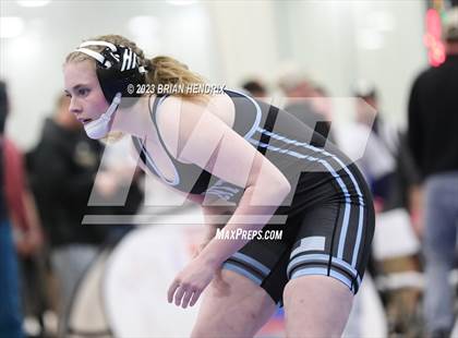 Thumbnail 2 in NCHSAA Women's Wrestling Invitational 2023 photogallery.