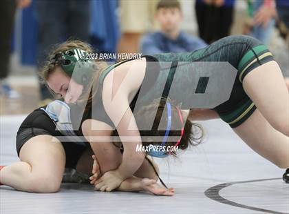 Thumbnail 2 in NCHSAA Women's Wrestling Invitational 2023 photogallery.