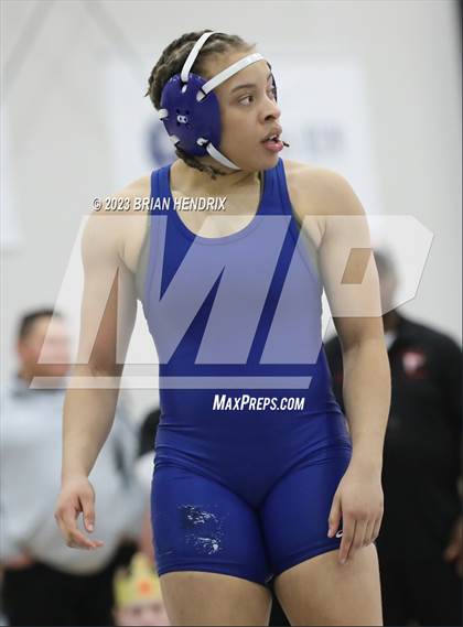 Thumbnail 2 in NCHSAA Women's Wrestling Invitational 2023 photogallery.
