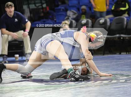 Thumbnail 1 in NCHSAA Women's Wrestling Invitational 2023 photogallery.