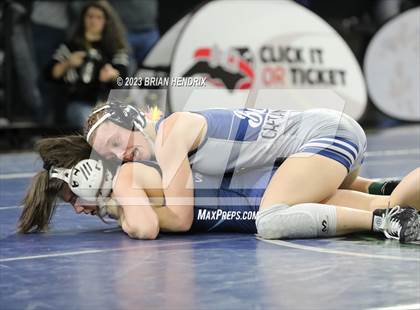 Thumbnail 1 in NCHSAA Women's Wrestling Invitational 2023 photogallery.