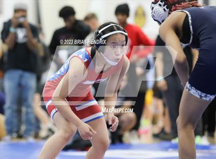 Thumbnail 3 in NCHSAA Women's Wrestling Invitational 2023 photogallery.