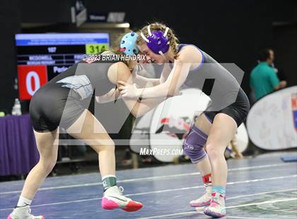 Thumbnail 2 in NCHSAA Women's Wrestling Invitational 2023 photogallery.
