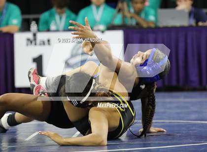 Thumbnail 2 in NCHSAA Women's Wrestling Invitational 2023 photogallery.