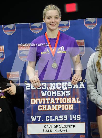 Thumbnail 1 in NCHSAA Women's Wrestling Invitational 2023 photogallery.