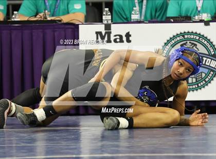 Thumbnail 3 in NCHSAA Women's Wrestling Invitational 2023 photogallery.