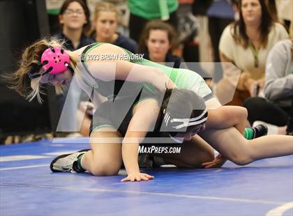 Thumbnail 2 in NCHSAA Women's Wrestling Invitational 2023 photogallery.