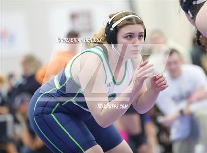 Thumbnail 3 in NCHSAA Women's Wrestling Invitational 2023 photogallery.