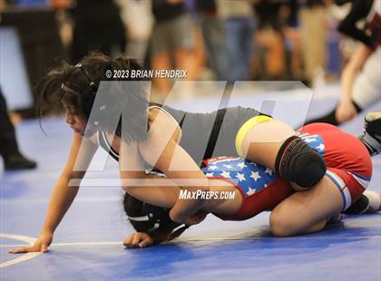 Thumbnail 2 in NCHSAA Women's Wrestling Invitational 2023 photogallery.