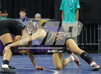Thumbnail 2 in NCHSAA Women's Wrestling Invitational 2023 photogallery.