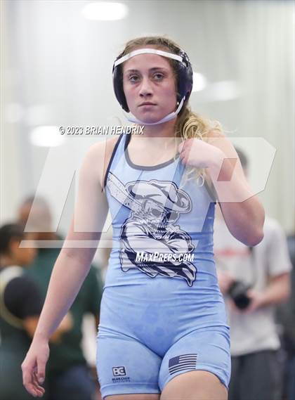 Thumbnail 3 in NCHSAA Women's Wrestling Invitational 2023 photogallery.