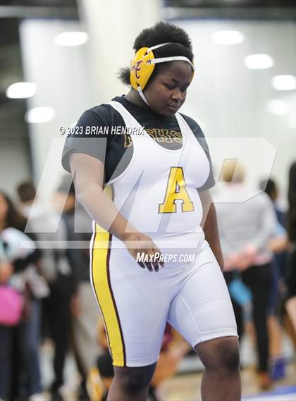 Thumbnail 1 in NCHSAA Women's Wrestling Invitational 2023 photogallery.