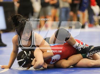 Thumbnail 3 in NCHSAA Women's Wrestling Invitational 2023 photogallery.