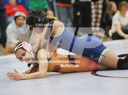 Thumbnail 2 in NCHSAA Women's Wrestling Invitational 2023 photogallery.