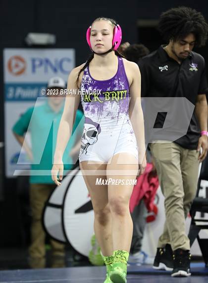 Thumbnail 2 in NCHSAA Women's Wrestling Invitational 2023 photogallery.