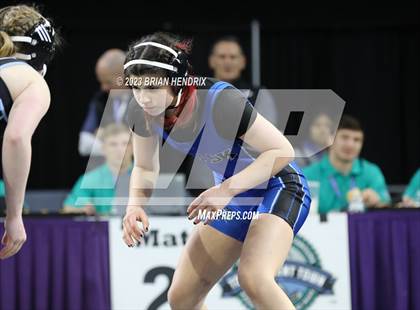 Thumbnail 3 in NCHSAA Women's Wrestling Invitational 2023 photogallery.