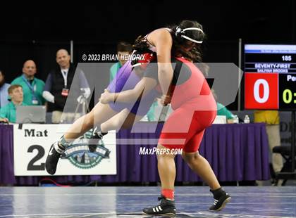 Thumbnail 2 in NCHSAA Women's Wrestling Invitational 2023 photogallery.